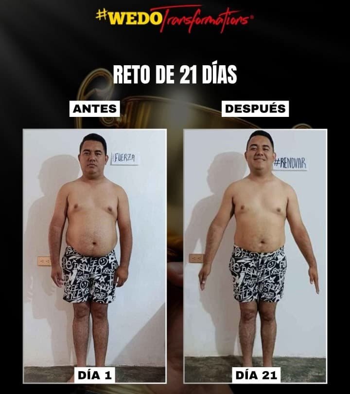 Reto 21 días bajar peso, Reto Wedo, Reto perder peso, reto bajar peso