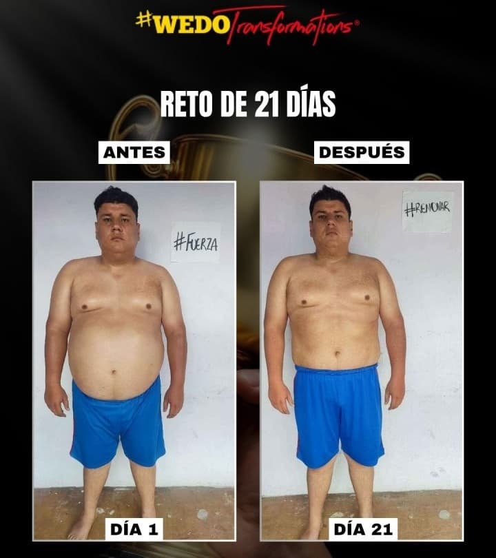 Reto 21 días bajar peso, Reto Wedo, Reto perder peso, reto bajar peso