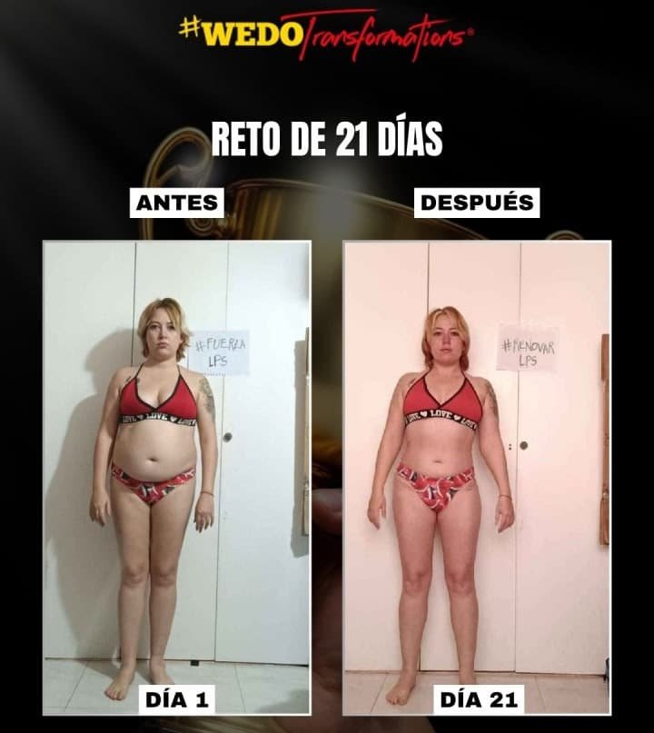 Reto 21 días bajar peso, Reto Wedo, Reto perder peso, reto bajar peso